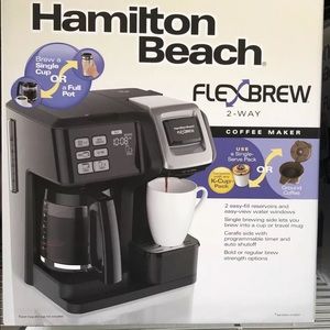 Hamilton beach flex brew coffee machine